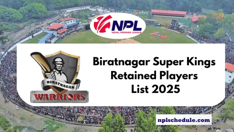 Biratnagar Kings retained players